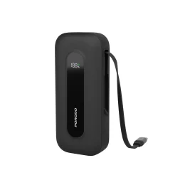 10000MAH پاوربانک 22.5W پورت TYPE-C و کابل TYPE-C با نمایشگر دیجیتال - برند پرودو Porodo