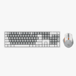 Wireless Gaming Keyboard & Mouse PDX225-WHB - White/Black