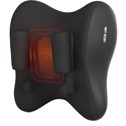 Thermio Neck & Shoulder Massager with Heat Therapy, 10W (3 Modes, 2000mAh) - Black