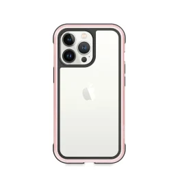 قاب محافظ HIBRIDO سبز برای iPhone 13 PRO MAX (6.7 اینچ) - صورتی - برند گرین لاین Green lion