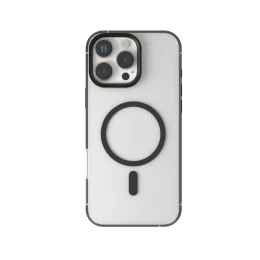 CLAIRE با قاب سپر آلومینیومی برای iPhone 16 PRO - مشکی - برند لِوِلو Levelo