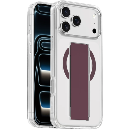 MagSafe Grip Case for iPhone 18 Pro / 17 Pro - Burgundy