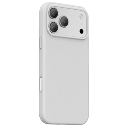 Leather iPhone 18 Pro Max MagSafe Case, Eco-Leather - Silver