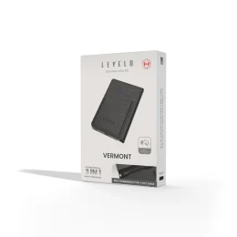 پاوربانک قابل حمل 5000MAH ورمونت با جای کارت و مگنتیک داخلی - برند لِوِلو Levelo