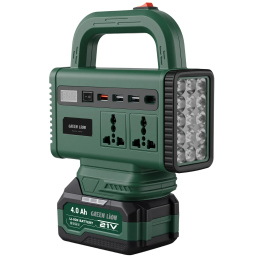 PGX150 Portable Power Station & Backup Generator, 4000mAh - Green