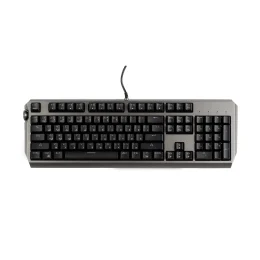 صفحه کلید بازی مکانیکی سیمی با سوئیچ GATERON PRO (آبی) - مشکی - برند پرودو گیمینگ Porodo gaming