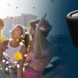 اسپیکر بلوتوث قابل حمل SOUNDTEC ضد آب IP65 - نارنجی - برند پرودو Porodo